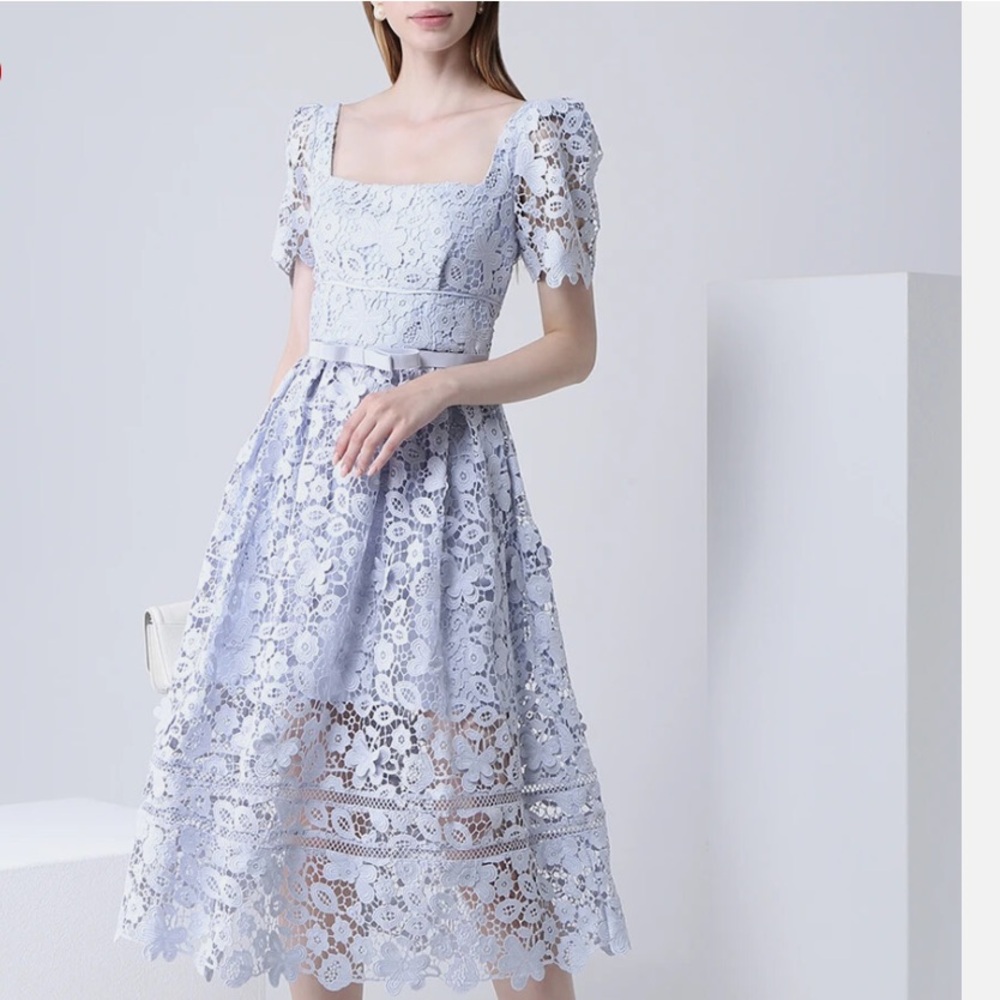Self-Portrait Sky Blue Dress